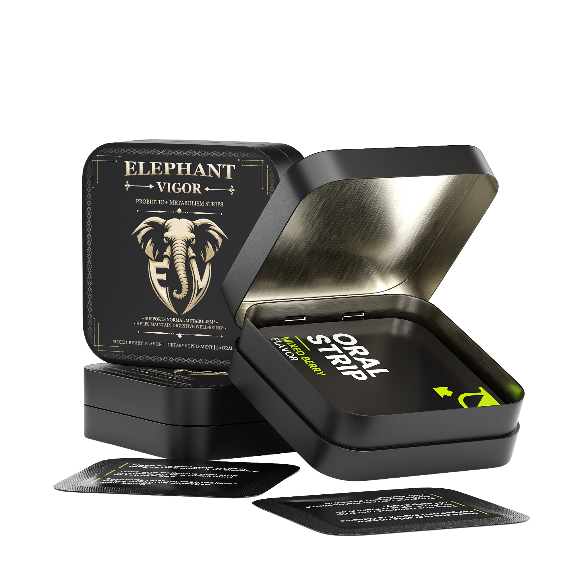 Elephant Vigor Probiotic + Metabolism Strips