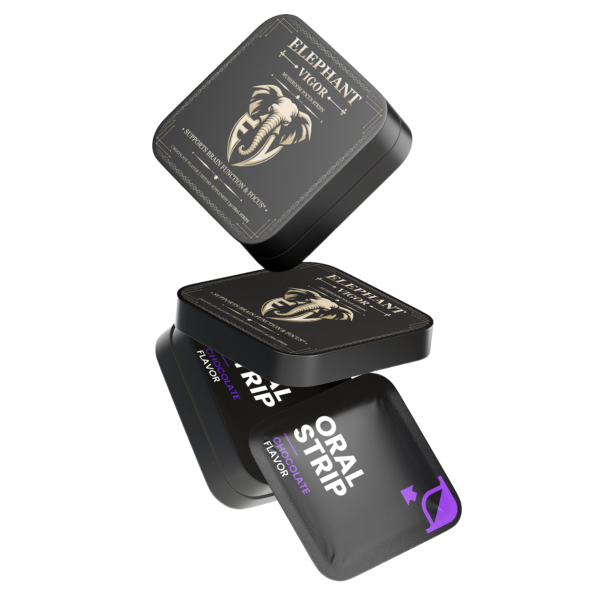Elephant Vigor Mushroom Focus Strips