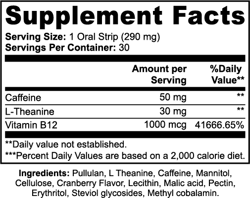 Elephant Vigor Energy Oral Strips