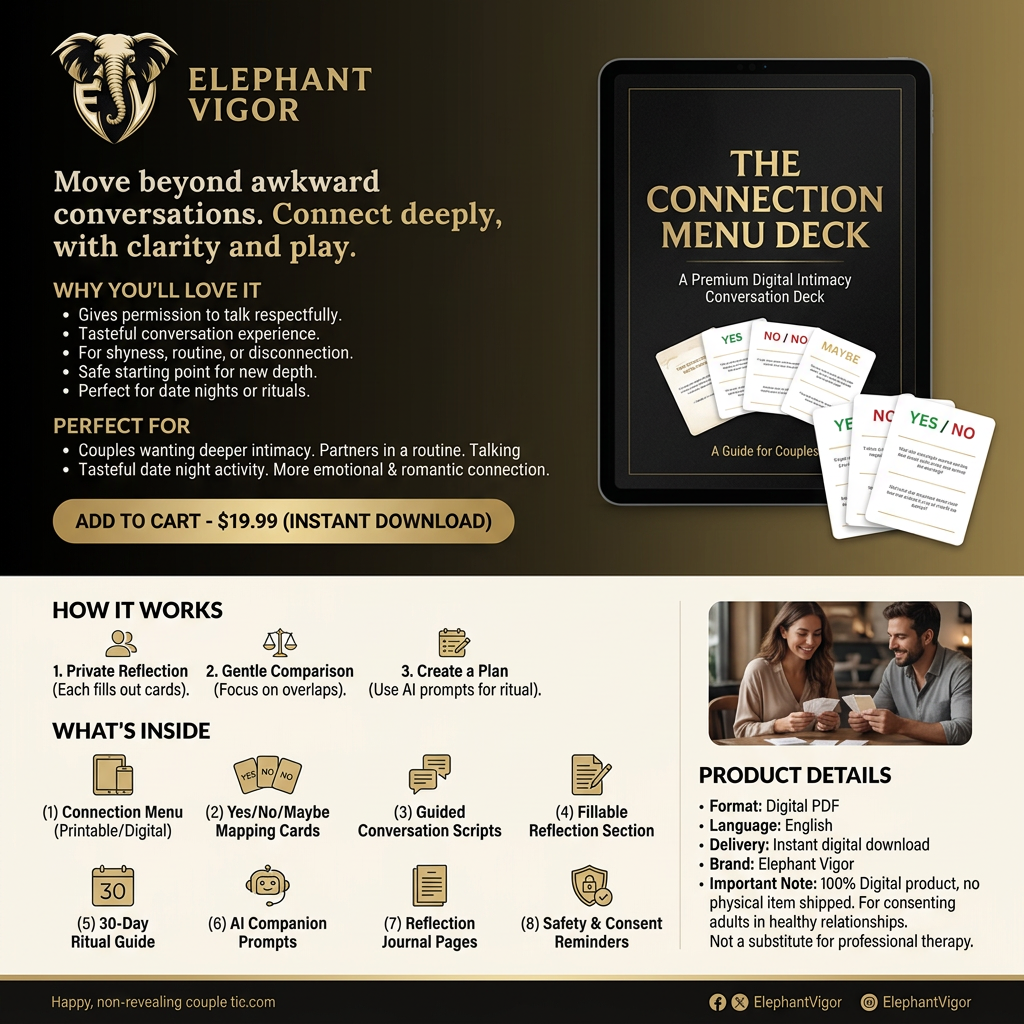 Desire-Mapping "Connection Menu" Deck + AI companion