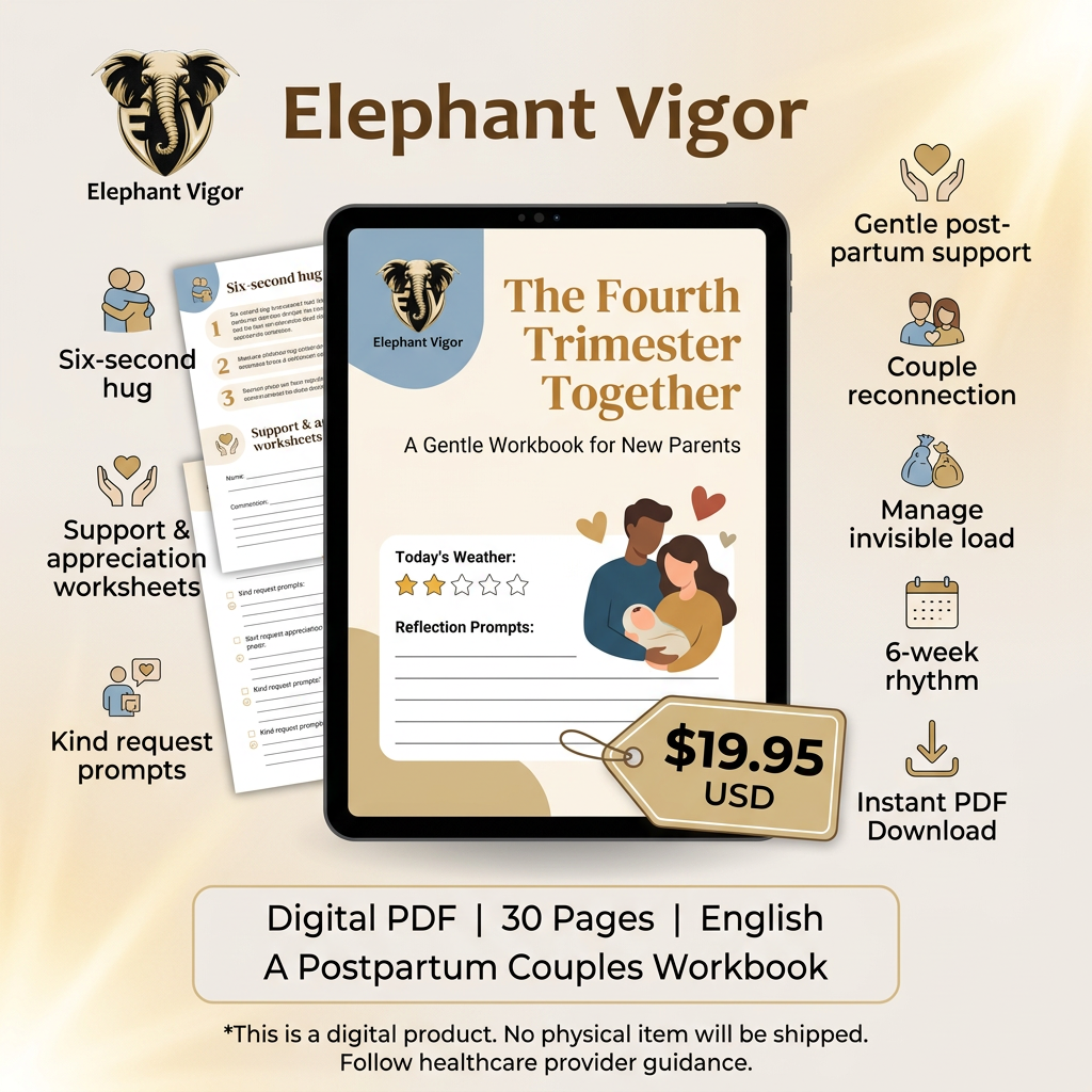 The Fourth Trimester Together – A Gentle Workbook for New Parents