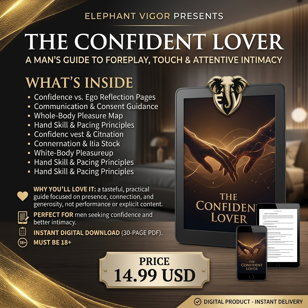 The Confident Lover – A Man’s Guide to Foreplay, Touch & Attentive Intimacy