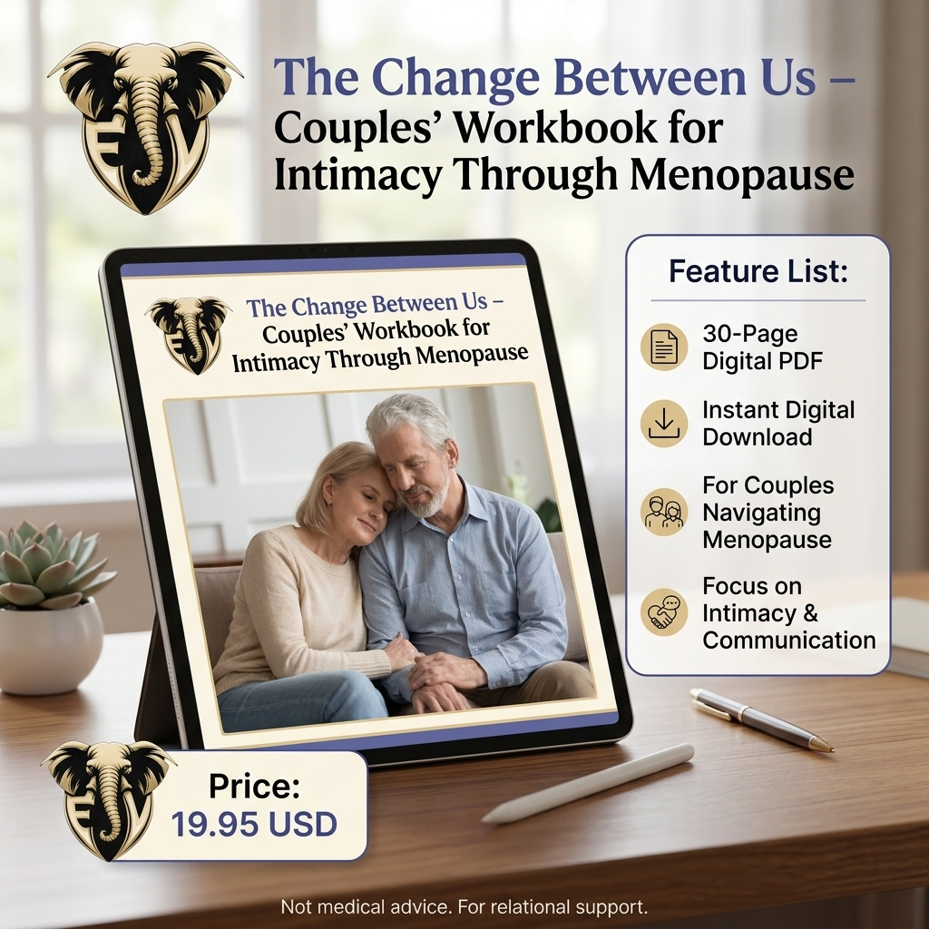 The Change Between Us – Couples’ Workbook for Intimacy Through Menopause
