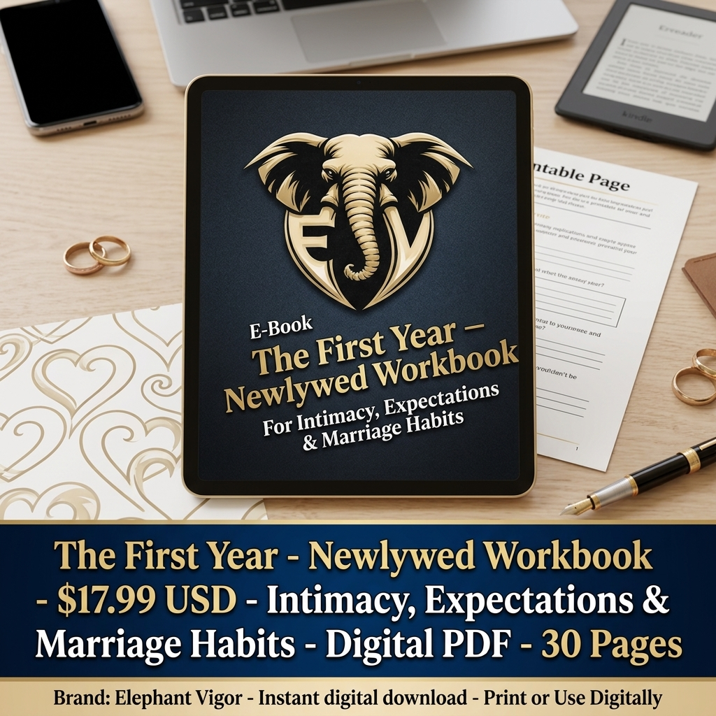 The First Year – Newlywed Workbook for Intimacy, Expectations & Marriage Habits